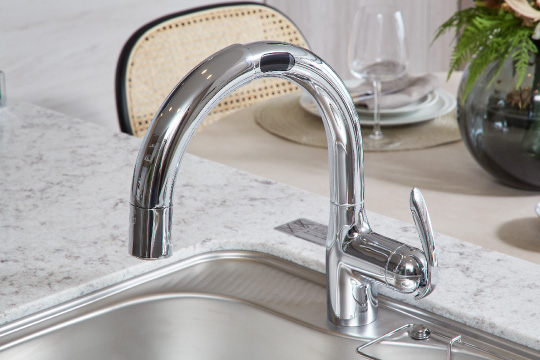 浄水器一体型タッチレス水栓