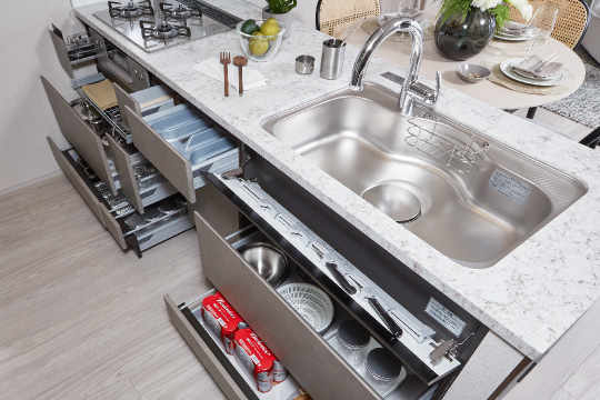 オールスライド収納